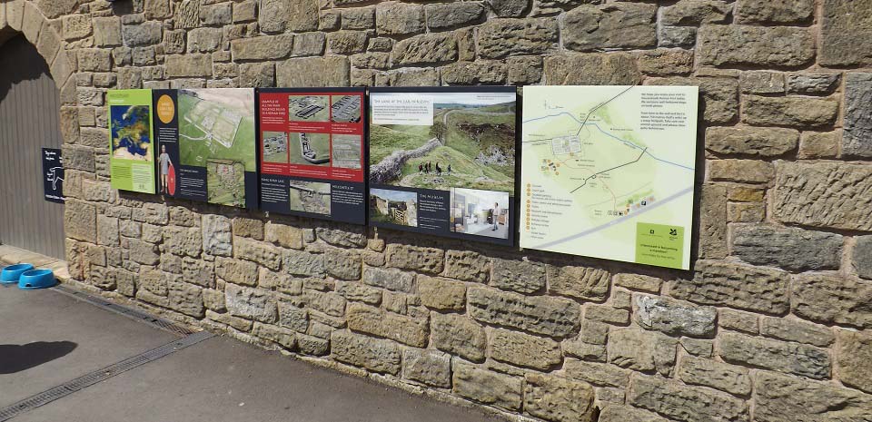 Housesteads Information Board image