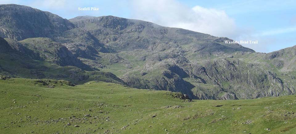Scafell Pike from the north image