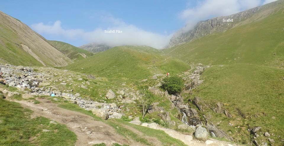 Scafell Pike Wasdale route image